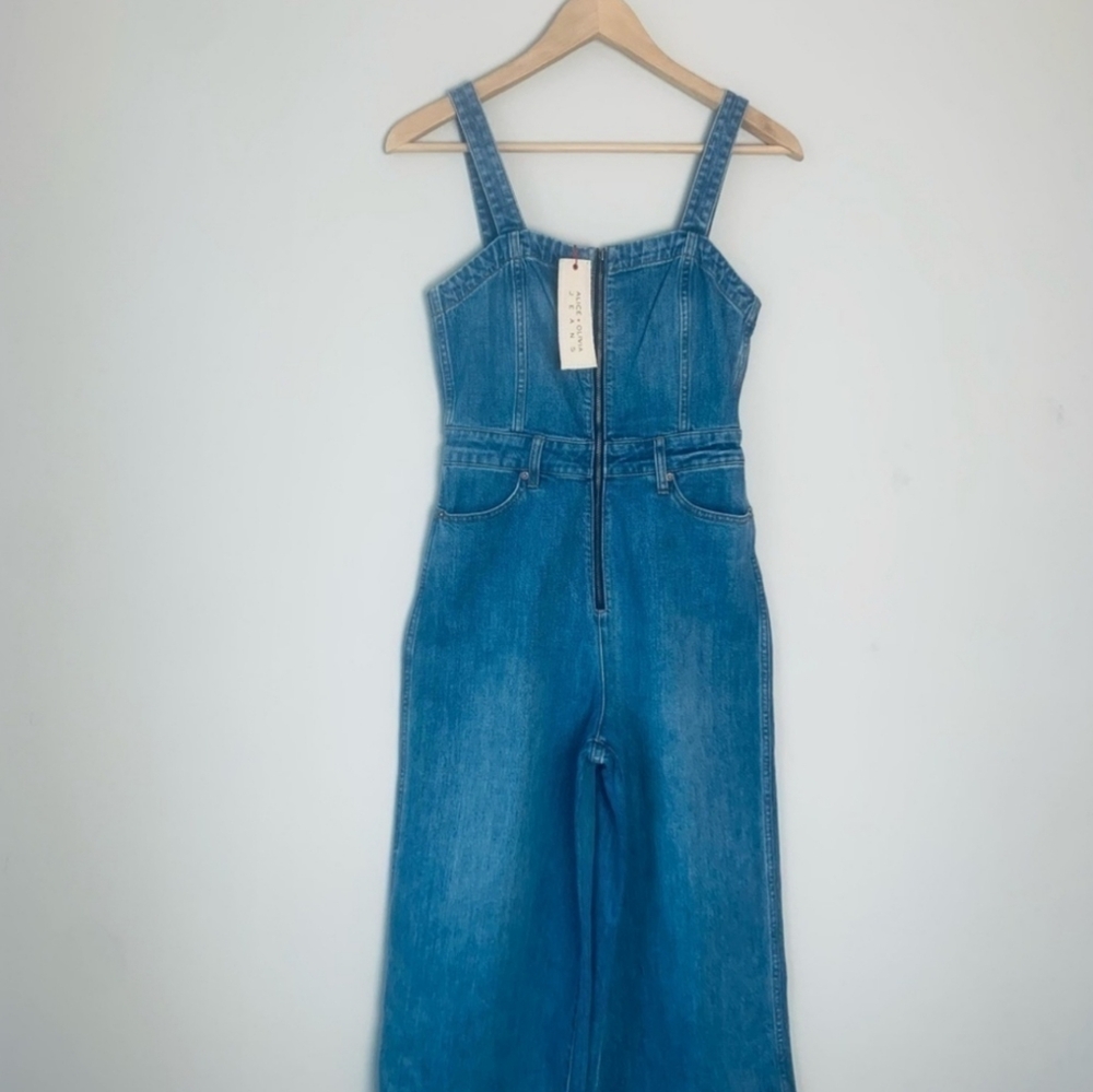 Alice + Olivia Denim Jumper Love Me NWT